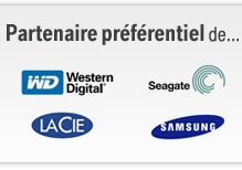 Récupération de données. Partenaire préférentiel de Western Digital, Samsung, Seagate y LaCie